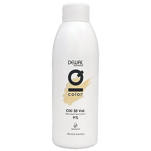 обесцвечивающий крем iq color blond cream bleach 7 500 гр dewal cosmetics mr dc30001 Кремовый окислитель IQ COLOR OXI 9%, 135 мл DEWAL Cosmetics MR-DC20404-2