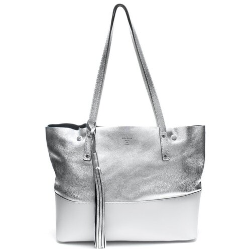 сумка шоппер arcadia 0887 arc argento