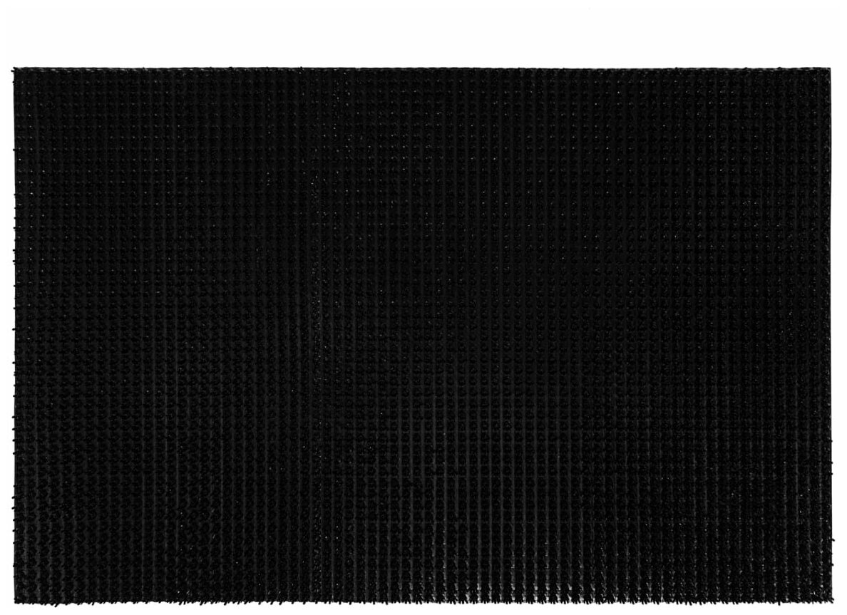 Коврик щетинистый 45х60 см, полипропилен, цвет черный - фотография № 1
