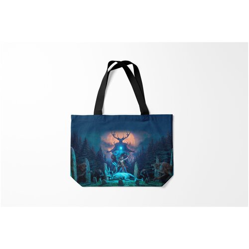 фото Сумка-шоппер / 46х35 см / геймерам / the elder scrolls skyrim tes 5 burnettie