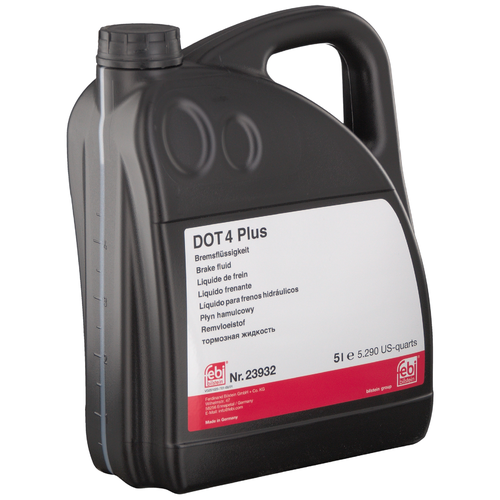 Жидкость тормозная DOT 4 Brake Fluid Plus 5л