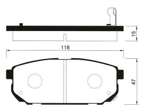 Дисковые тормозные колодки задние SANGSIN BRAKE SP1154 для Kia Sorento Great Wall Safe (4 шт.)