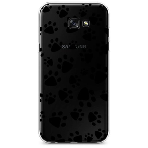 фото Силиконовый чехол "лапки черные" на samsung galaxy a7 2017 / самсунг галакси а7 2017 case place