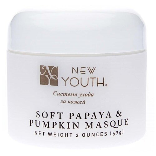 фото Маска смягчающая с экстрактом папайи и тыквы new youth masque soft papaya and pumpkin