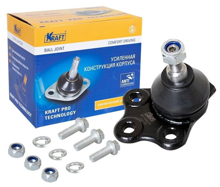 Шаровая опора нижняя передняя KRAFT KT053223 для Renault Duster Nissan Terrano Renault Kaptur