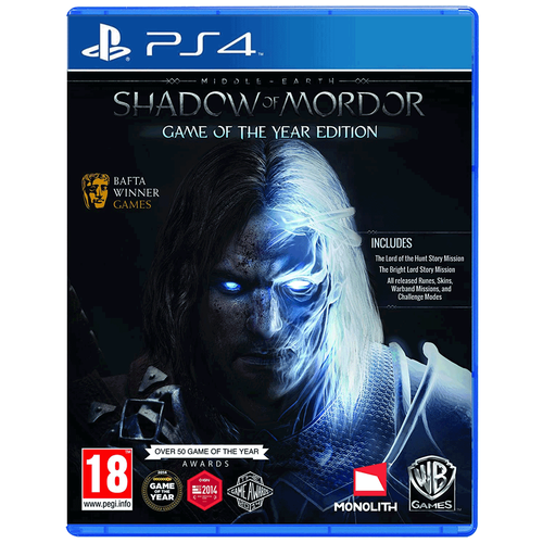 Middle Earth: Shadow Of Mordor Game of the Year Edition [Средиземье: Тени Мордора][PS4, русская версия]