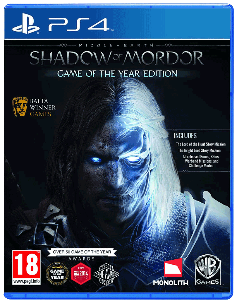 Middle Earth: Shadow Of Mordor Game of the Year Edition [Средиземье: Тени Мордора][PS4 русская версия]