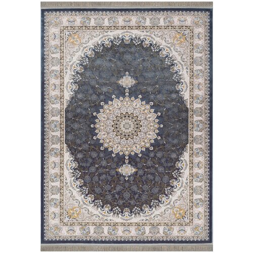 Ковер на пол 1,5 на 3 м в спальню, гостиную, синий Farsi 1200 G253-Blue-C