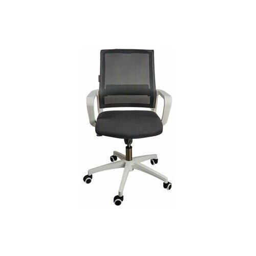фото Компьютерное кресло norden бит lb белый пластик / черная сетка / черная ткань norden chairs