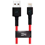 Кабель Zmi USB/Lightning MFi 200 см (AL881) красный - изображение