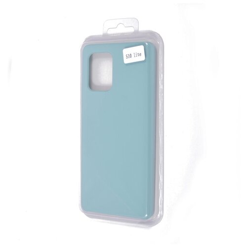 фото Чехол- накладка для samsung g770 s10 lite silicone case nl бирюзовый (2)