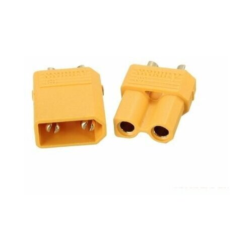 Позолоченный разъем 2.5мм в пластиковом корпусе XT30 мама TL2919