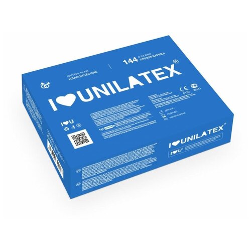 Классические презервативы Unilatex Natural Plain - 144 шт.