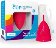 Менструальная чаша OneCUP Classic розовая размер L