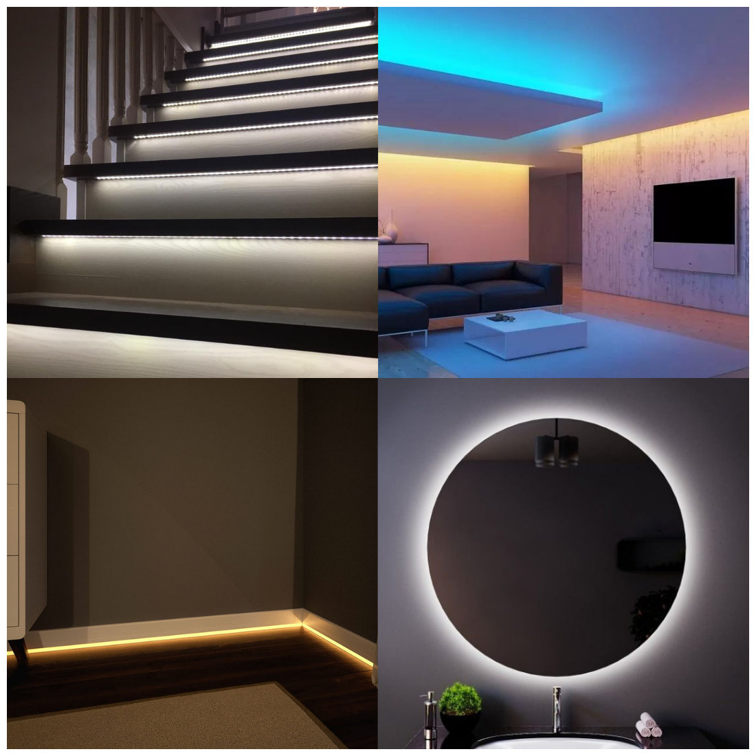 фото Светодиодная лента ip20 led 120 12V 5 метров Uzens холодная 6000 К