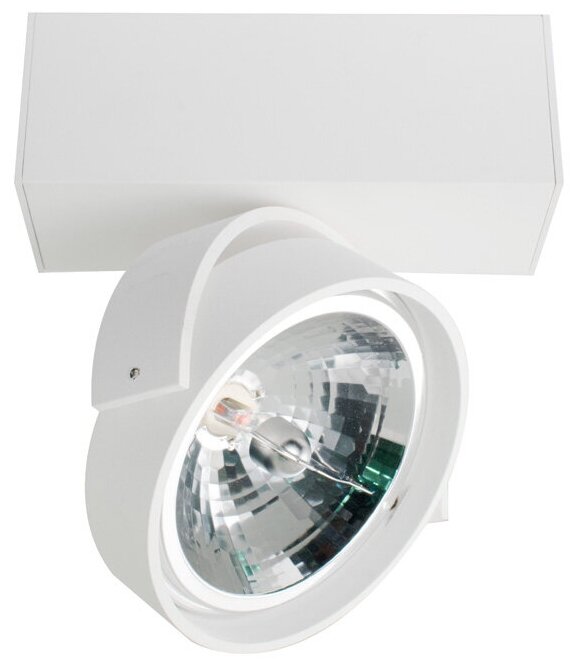 Donolux Светильник накладной, 12В, 1х50Вт, QR111, IP20, D160х60 H189 мм, белый, без лампы