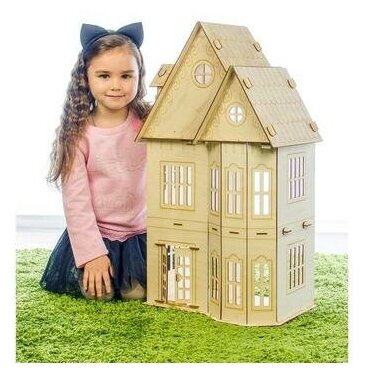 Кукольный домик Лайт фанера: 3 мм 3310269 .
