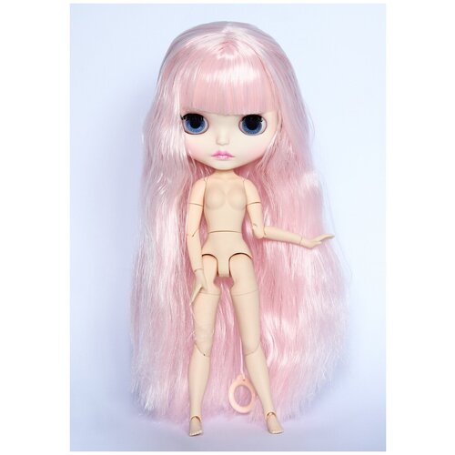 Blythe Blythe Кукла Блайз (Blythe) без одежды - матовое лицо с длинными розовыми волосами