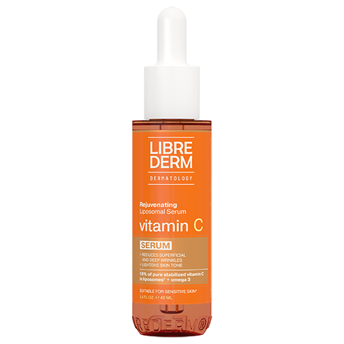 омолаживающая сыворотка для лица librederm liposomal anti aging vitamin c 40 мл Librederm Сыворотка липосомальная омолаживающая Vitamin C, 40 мл