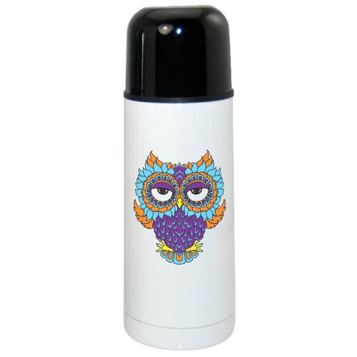 фото Термос coolpodarok животные разноцветная сова