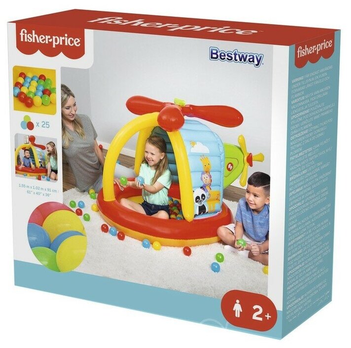 Игровой набор Вертолет с мячами 155*102*91см Bestway 93538 30464 . - фотография № 6