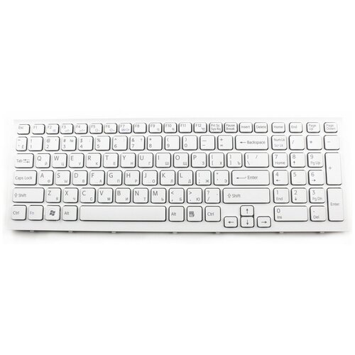 клавиатура для ноутбука sony 148793411 Клавиатура для ноутбука Sony VPC-EB Белая P/n: 148792871, V111678A, 550102M14-203-G