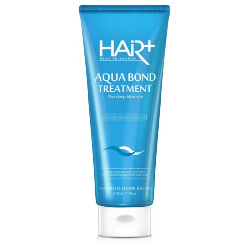 Увлажняющая маска для волос с морской водой и лактобактериями Hair Plus Aqua Bond Treatment 210ml