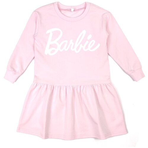 Платье Barbie Extra светло-розовое с логотипом размер 98
