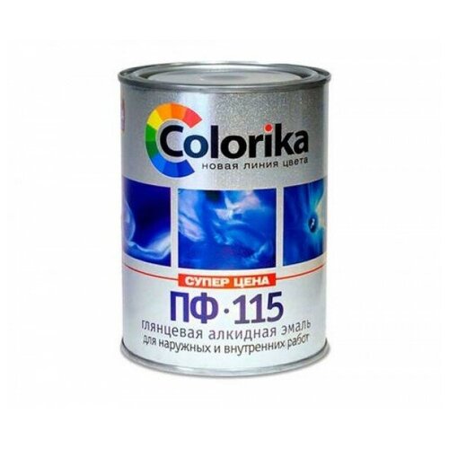 Эмаль ПФ-115 Colorika бирюзовая 0,8 кг 1164