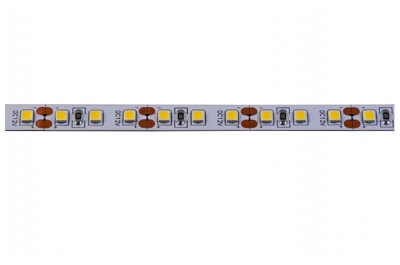 Светодиодная лента, Подсветка, 12Вт, 24В, 4000к, 120Днм, 5 метров (Дневной свет) Одноцветная светодиодная лента, Альфа Свет - фотография № 5