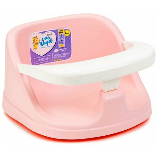 Сиденье для купания детей Kinder 36х31,5х18,5 см розовое IdiLand