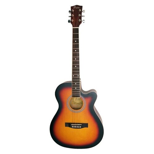 FFG-1040SB Акустическая гитара, санберст, с вырезом, Foix
