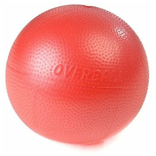 фото Детский мяч гимнастический over ball диаметр 25 см красный. детский фитбол orto