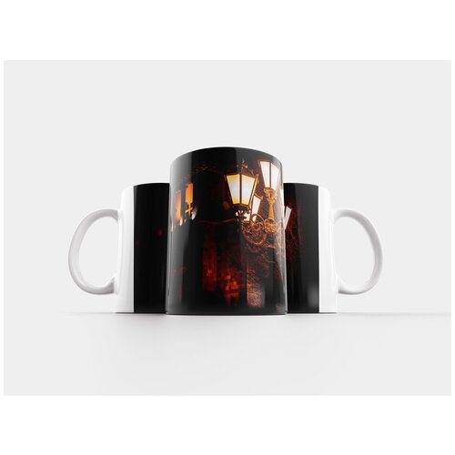 фото Кружка "фонарь, лампы, фонарный столб" 320 мл lotsprints