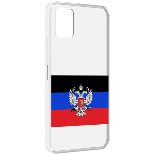 Чехол MyPads герб флаг ДНР-1 для Umidigi Power 5 задняя-панель-накладка-бампер