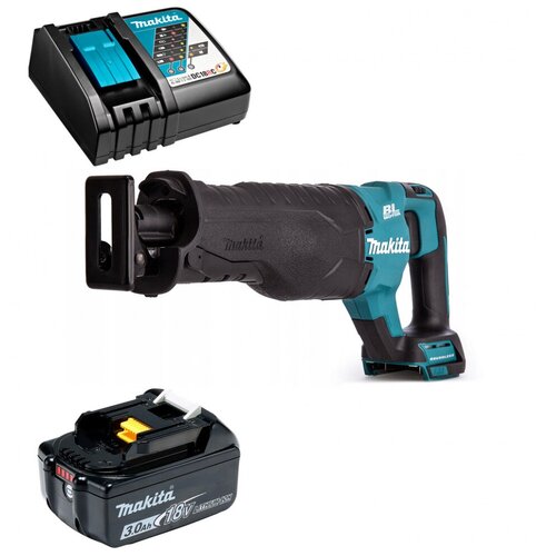 Пила сабельная аккумуляторная 255мм 18В Li-Ion 1x3Ач зу Makita DJR187RF 3305000₽