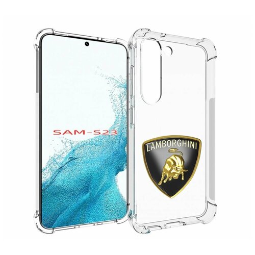 Чехол MyPads ламборгини-lambo-6 мужской для Samsung Galaxy S23 задняя-панель-накладка-бампер