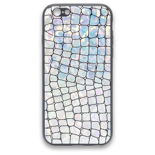 фото Чехол-накладка fantastic skin для apple iphone 6/6s серебристая ycase