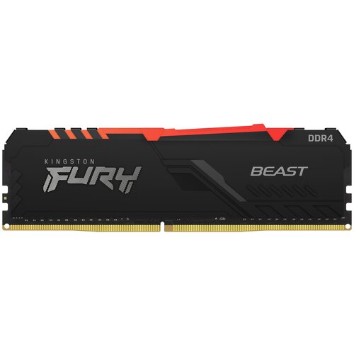 Оперативная память Kingston FURY Beast RGB 8 ГБ DDR4 DIMM CL19 KF437C19BBA/8