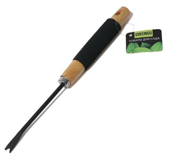 Greengo Корнеудалитель, длина 32 см, деревянная ручка с поролоном, Greengo