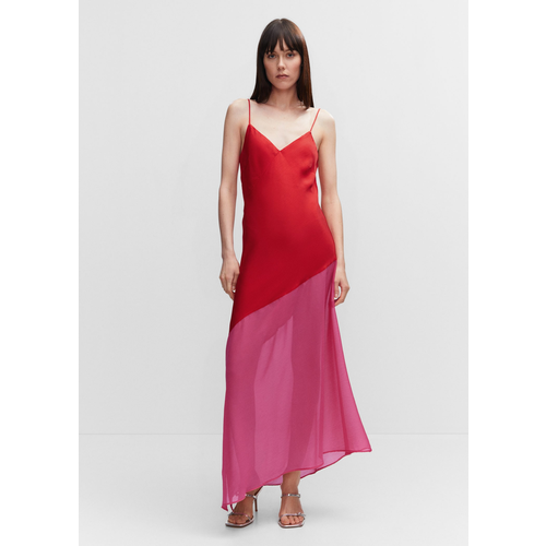 Платье MANGO, размер 36, красный