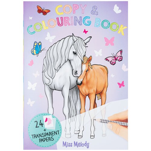 Альбом для раскрашивания Depesche Копирка Miss Melody Copy & Colouring Book (0411665)