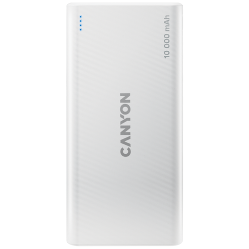 Внешний аккумулятор Power Bank 10000 мАч Canyon PB-108 белый