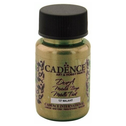 Акриловая краска Cadence Dora Metallic Paint. Malahit-127