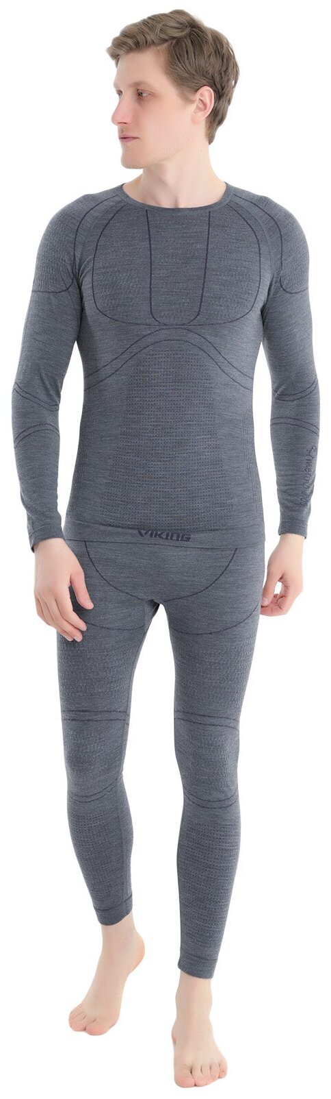 Комплект термобелья VIKING Lan Pro Merino (Man Set) Dark Grey (US:M) 