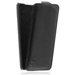 Кожаный чехол для Huawei P8 Lite Aksberry Protective Flip Case (Черный) - изображение