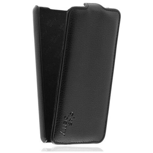 Кожаный чехол для Huawei P8 Lite Aksberry Protective Flip Case (Черный) кожаный чехол для nokia xl dual sim aksberry protective flip case белый