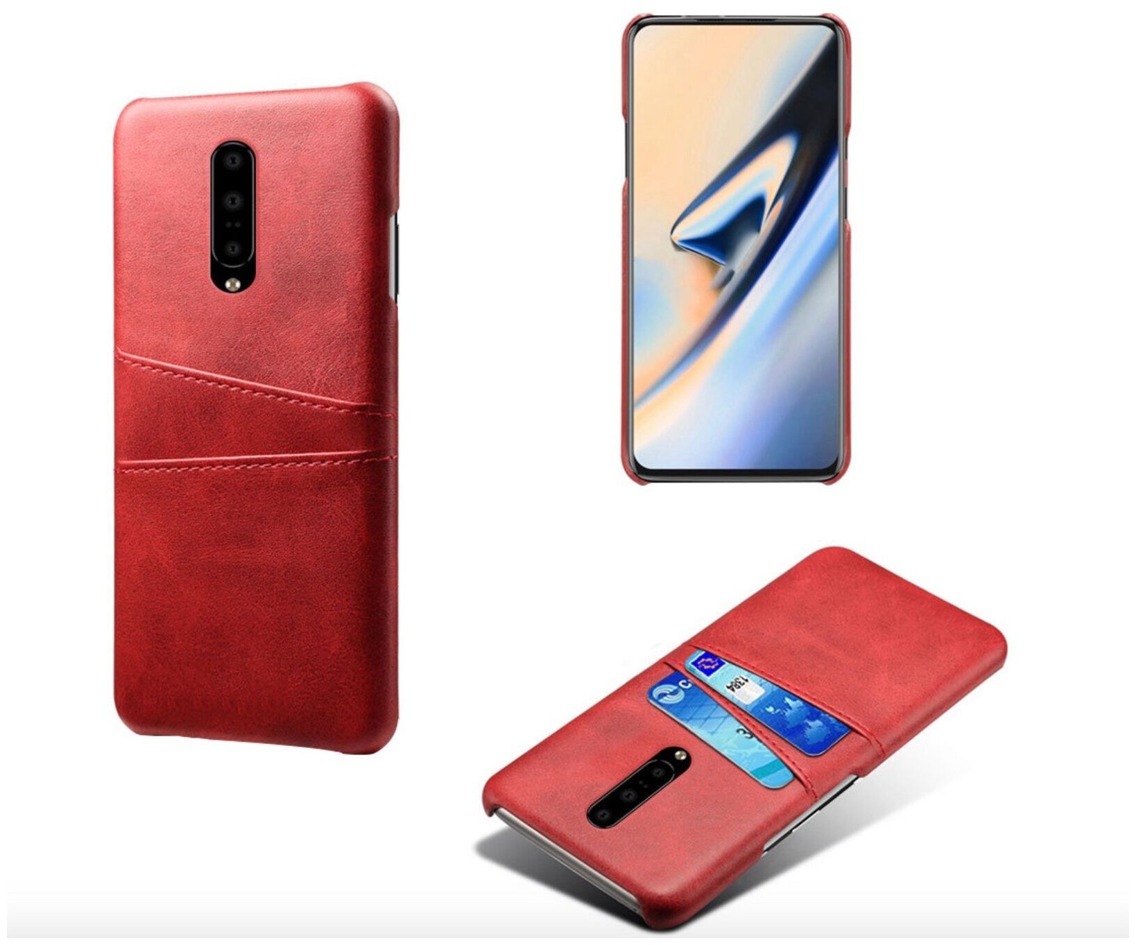Чехол панель-накладка MyPads для Samsung Galaxy A6 Plus (2018) SM-A605F из качественной импортной кожи с визитницей с отделением для банковских к.