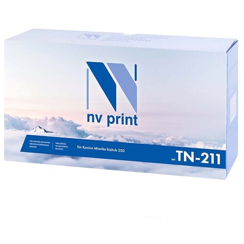 Тонер-картридж NV Print совместимый TN-211 для Konica Minolta bizhub 250 (17500k) {48688} картридж ds для konica bizhub 4750 совместимый