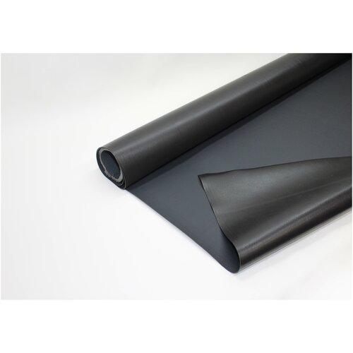 Термокожа - материал для перетяжки торпедо автомобиля, обшивок сложной формы, черная 1400мм*1000мм
